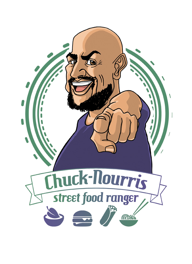 Mascotte Logo pour ChucKNourris